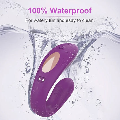 Revolutionary Rechargeable Vibrator for Couples Wireless Waterproof Powerful - LustMia