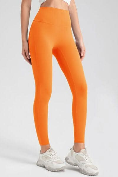 High Waist Skinny Active Pants - LustMia