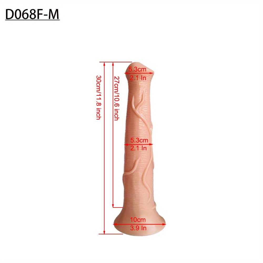 1pc Black Horse Dildo Realistic Animal Dildos With Suction Cup Monster Butt Plug Anal Plug Anal Sex Toys For Men Women Lesbian Gay Pleasure - LustMia