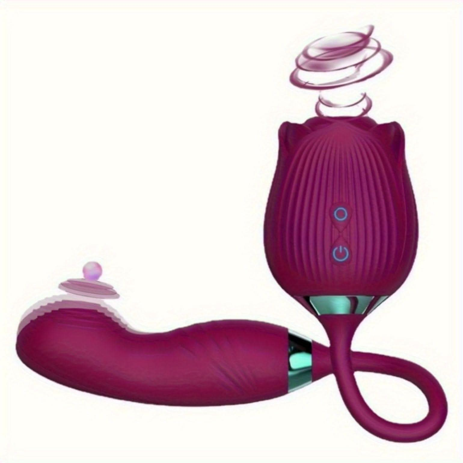 Rose Vibrator Vibrating Stimulator - LustMia