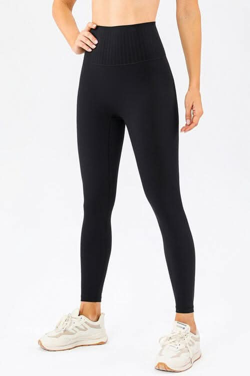 High Waistband Active Leggings - LustMia