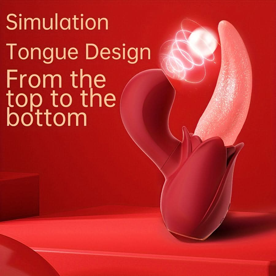 1pc 2in1 Vibrator Stimulate Clitoris G Spot for Females - LustMia