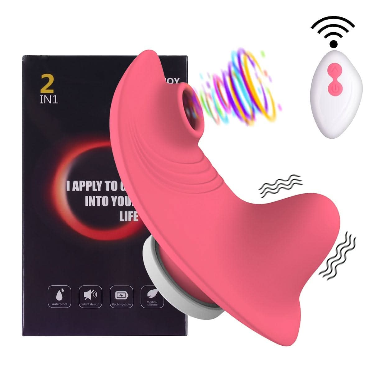 RemoteControlled Wearable Butterfly Vibrator with Discreet Design - LustMia