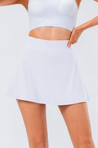 High Waist Pleated Active Skirt - LustMia