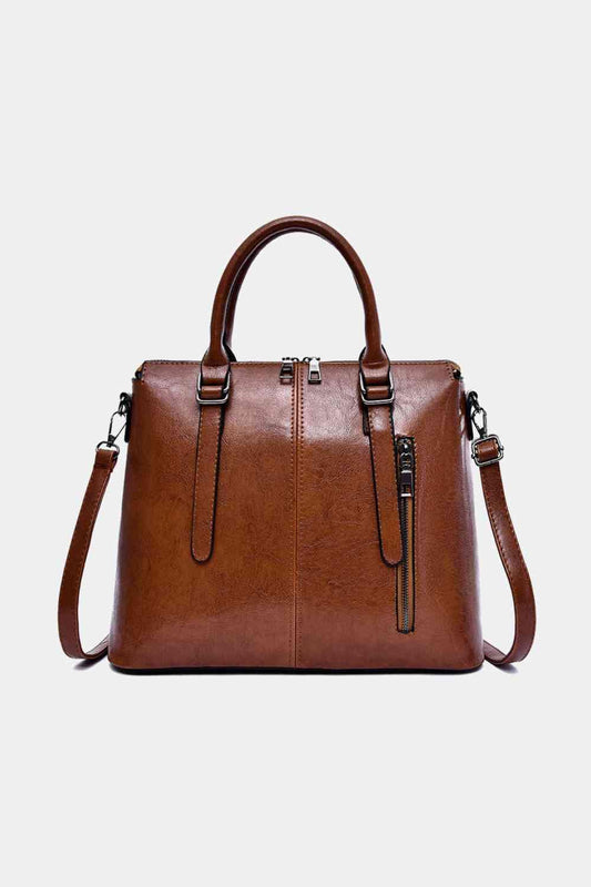 PU Leather Handbag - LustMia