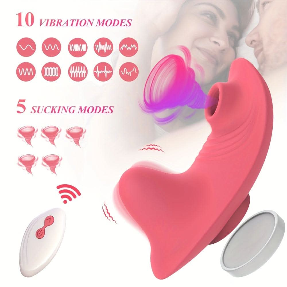 Wireless Butterfly Vibrator with 15 Modes for Women - LustMia