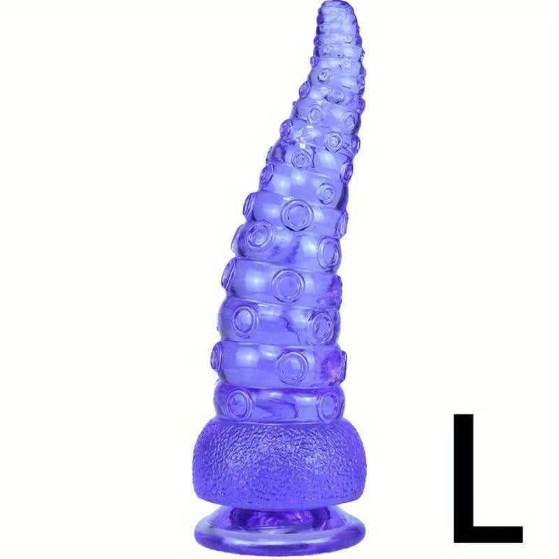 1pc High - quality Soft PVC Octopus Tentacle Butt Plug Dildo, Creative Shape Anal Plug With Powerful Suction Cup, Sex Toy For Men And Women - LustMia