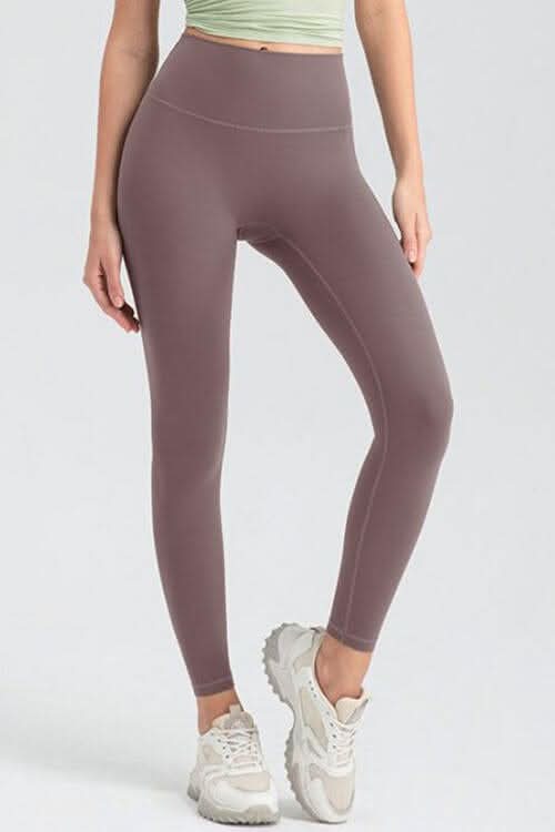 Wide Waistband High Waist Sport Leggings - LustMia