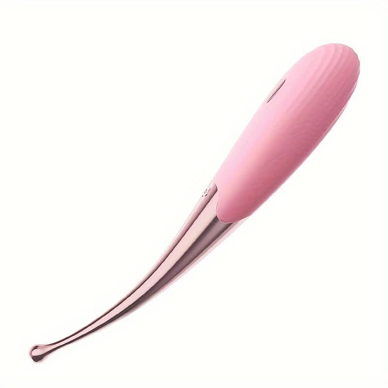 1pc G - spot Vibrator Clitoral Stimulator, 10 Modes Rechargeable Waterproof Bullet Vibrator, Silicone Vagina Rear Dildo Massager For Female Pleasure, Waterproof Rose Vibrator, Adult Couple Sex Toys - LustMia