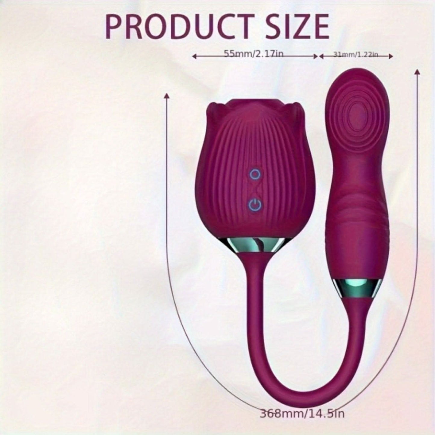 Rose Vibrator Vibrating Stimulator - LustMia