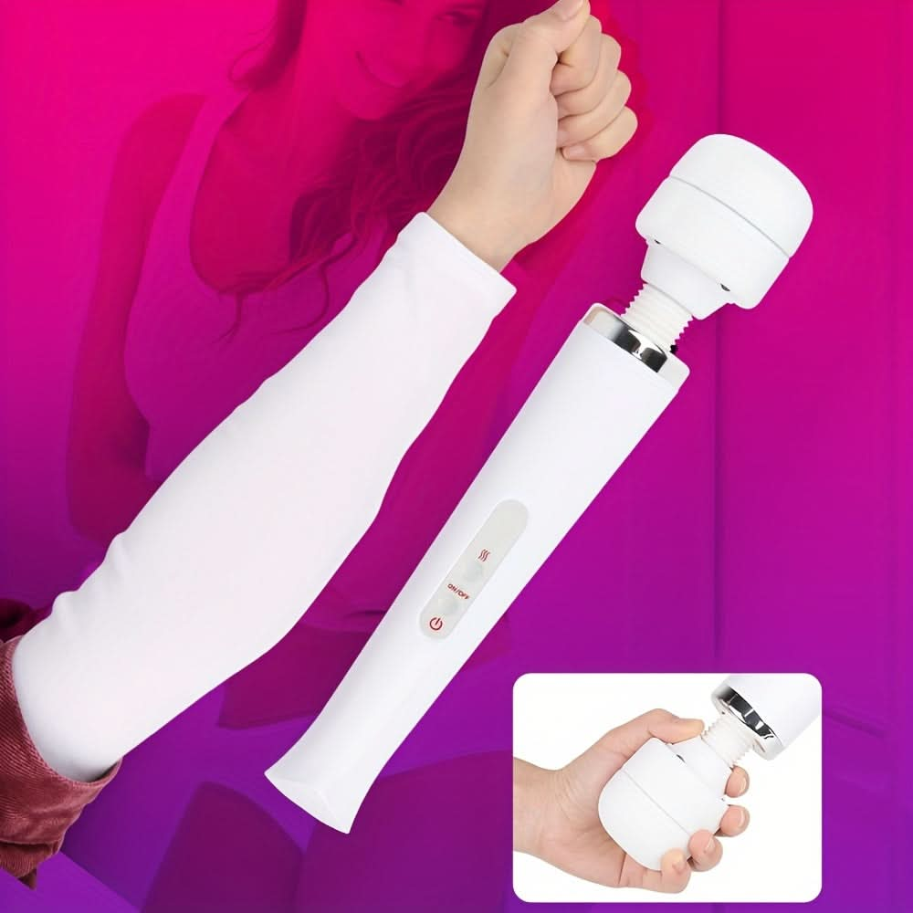 1pc AV Stick Vibrator Powerful Huge Wand Vibrators For Women Sex Toys USB/EU Plug G - Spot Vagina Massage Vibrating Massage Clitoris Stimulator Sex Toy - LustMia