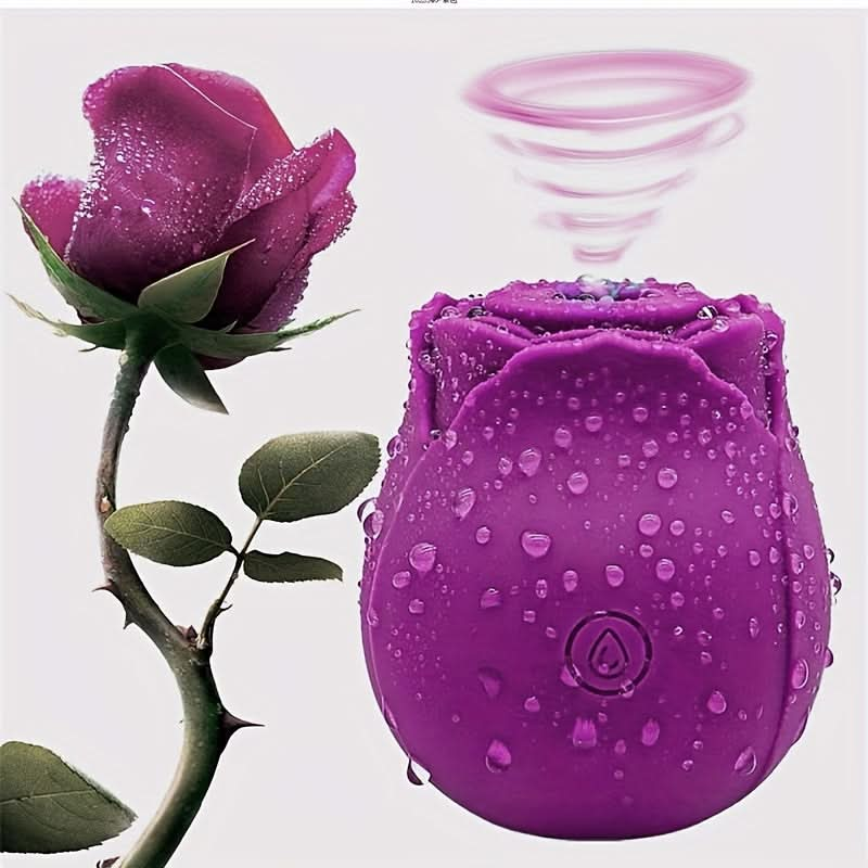 10Mode Rose Vibrator Luxurious Stimulation for Couples Rechargeable LatexFree - LustMia