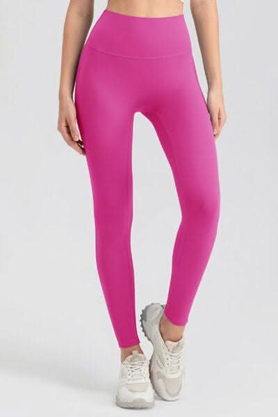 High Waist Skinny Active Pants - LustMia