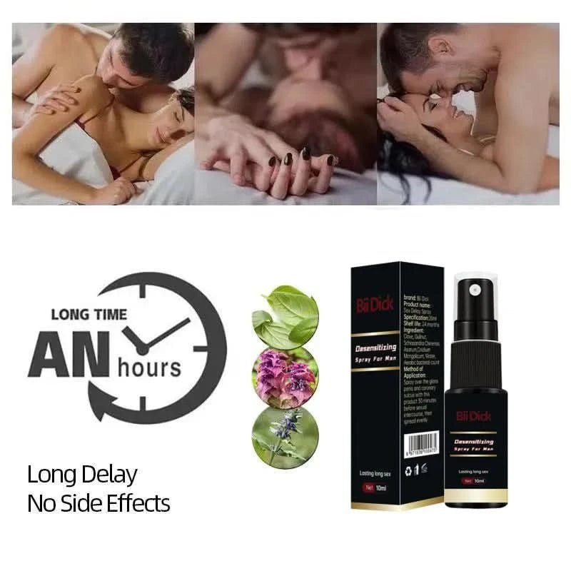 10ml Delay Spray for Men Non - Numbing Male Delay Ejaculation Sex Spray Man Prevent Premature Ejaculation Prolong 60 Minutes Sex - LustMia