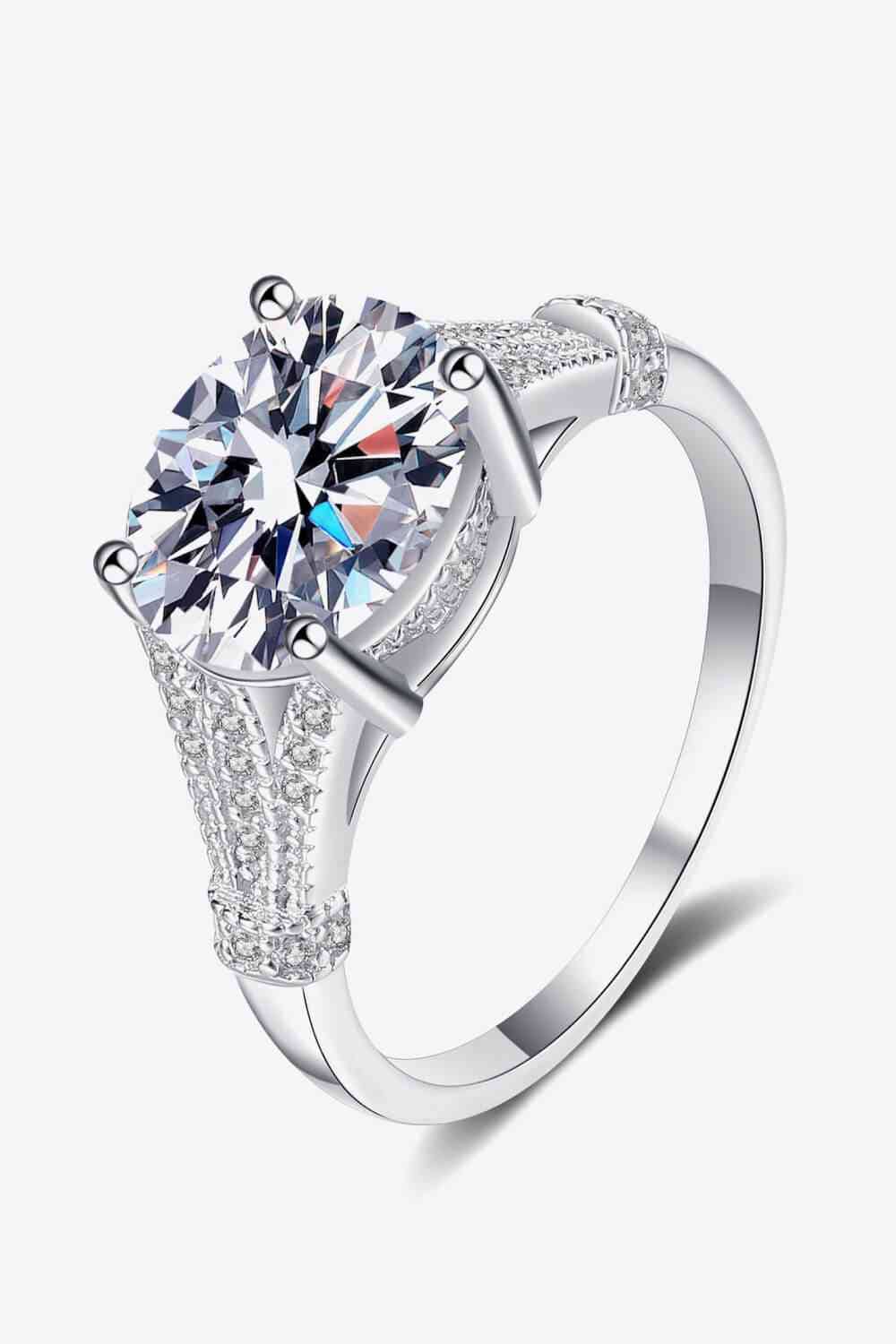 Unpredictable Day 3 Carat Moissanite Ring - LustMia