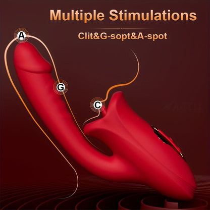 10mode Rose Vibrator for Gspot Stimulation Waterproof Massager - LustMia