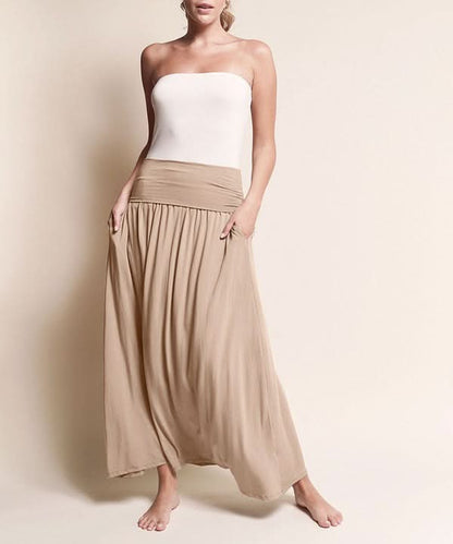 BAMBOO YOGA MAXI SKIRT - LustMia