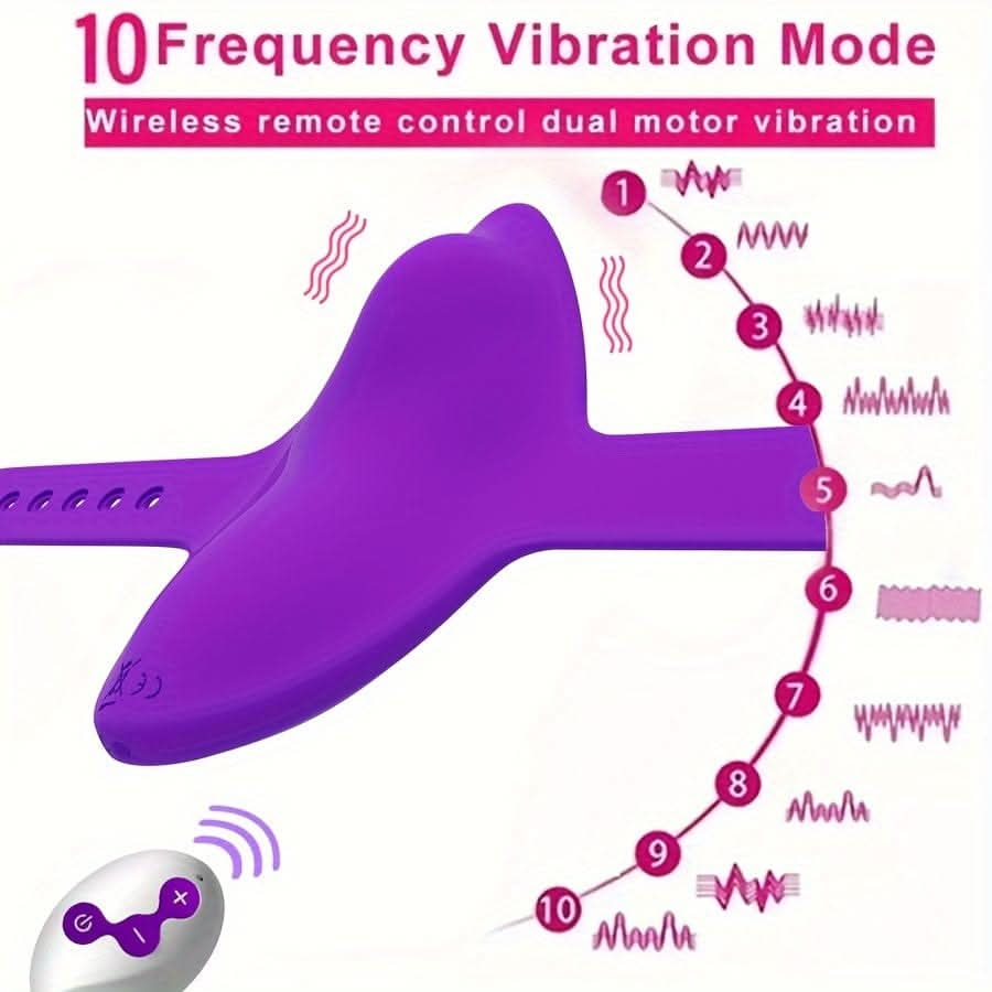 Wireless Wearable Panty Vibrator with Remote Control 10 Patterns - LustMia