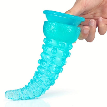 1pc High - quality Soft PVC Octopus Tentacle Butt Plug Dildo, Creative Shape Anal Plug With Powerful Suction Cup, Sex Toy For Men And Women - LustMia