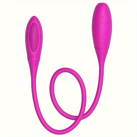 Double Head Vibrator Egg Toy Powerful G Spot Stimulator Vibrators Dildo Women Clitoris Plug Anal Soft Masturbator Sex Toys For Couple Women Men - LustMia