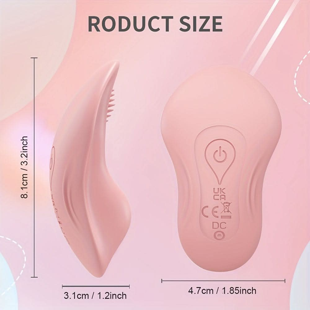 UltraThin Wearable Vibrator AppControlled Discreet Ergonomic - LustMia