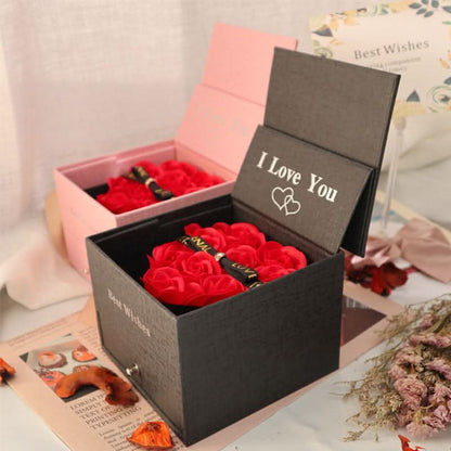 Double Life Rose Jewelry Packaging Gift Box - LustMia