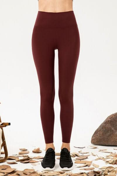 High Waist Skinny Active Pants - LustMia