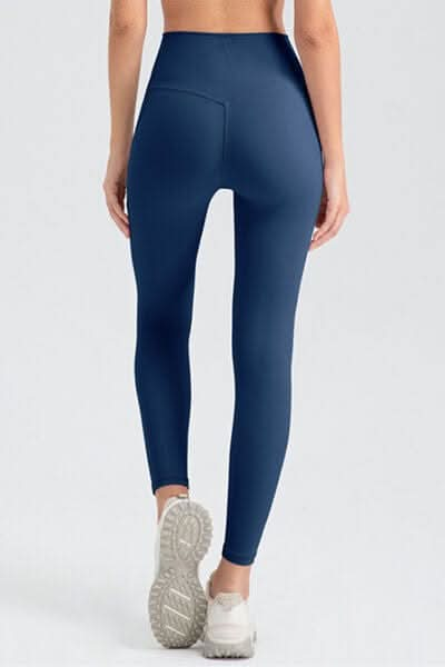 High Waist Skinny Active Pants - LustMia