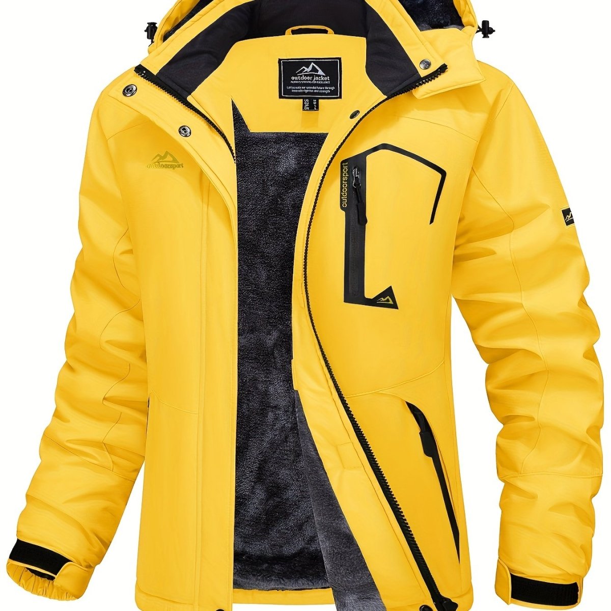 Winter Storm Chaser Jacket - Waterproof Insulated Thermal Fleece Lined Coat - Women - LustMia