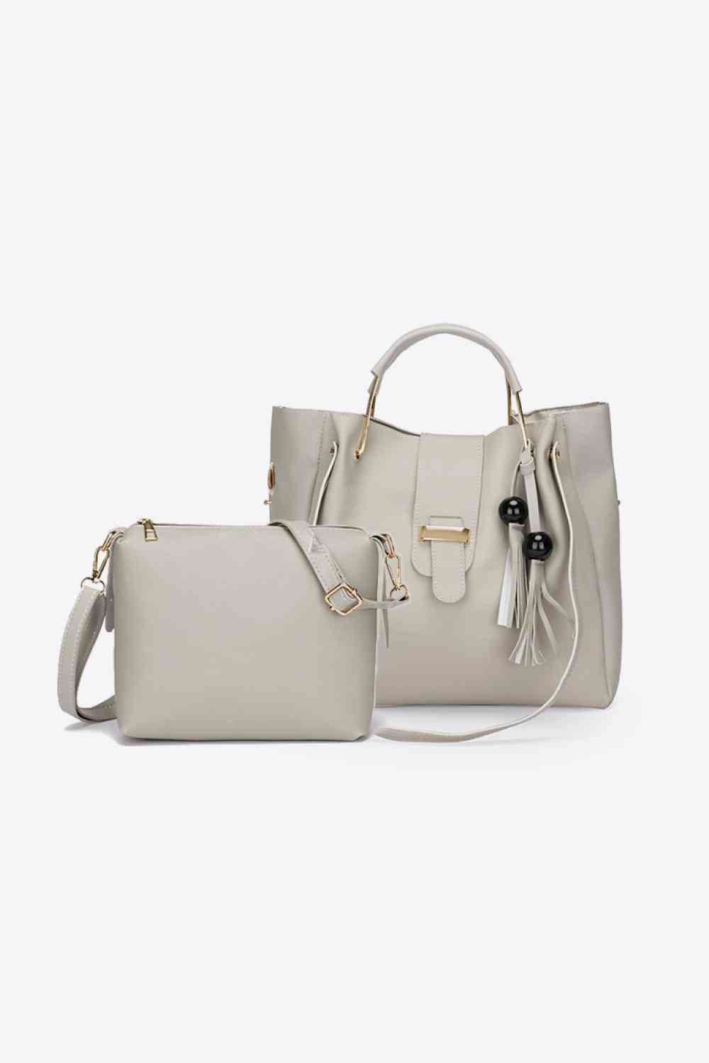 2 - Piece PU Leather Bag Set - LustMia