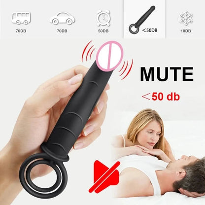 Double Penetration Dildo Anal Prostate Penis Cock Ring Vibrator Sex Toys For Woman Strap On Penis Butt Plug Sex Tooys for Men - LustMia