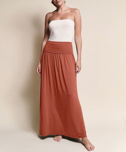 BAMBOO YOGA MAXI SKIRT - LustMia