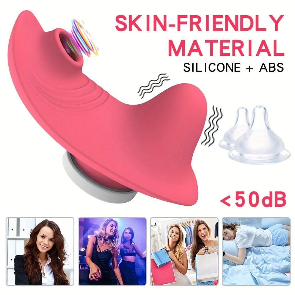 RemoteControlled Wearable Butterfly Vibrator with Discreet Design - LustMia