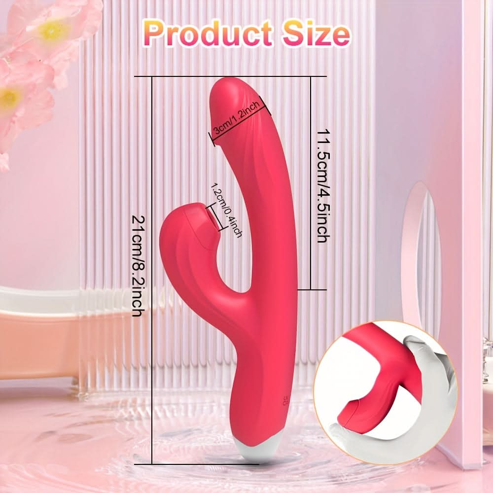 1pc G - spot Vibrator For Women Clit Sucker Powerful Clitoris Vacuum Stimulator Silicone Vibrating Female Pleasure Sex Toy Couple - LustMia