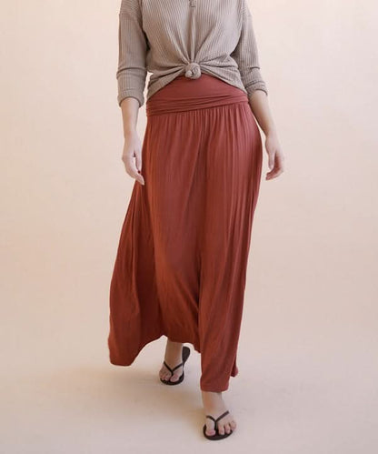 BAMBOO YOGA MAXI SKIRT - LustMia