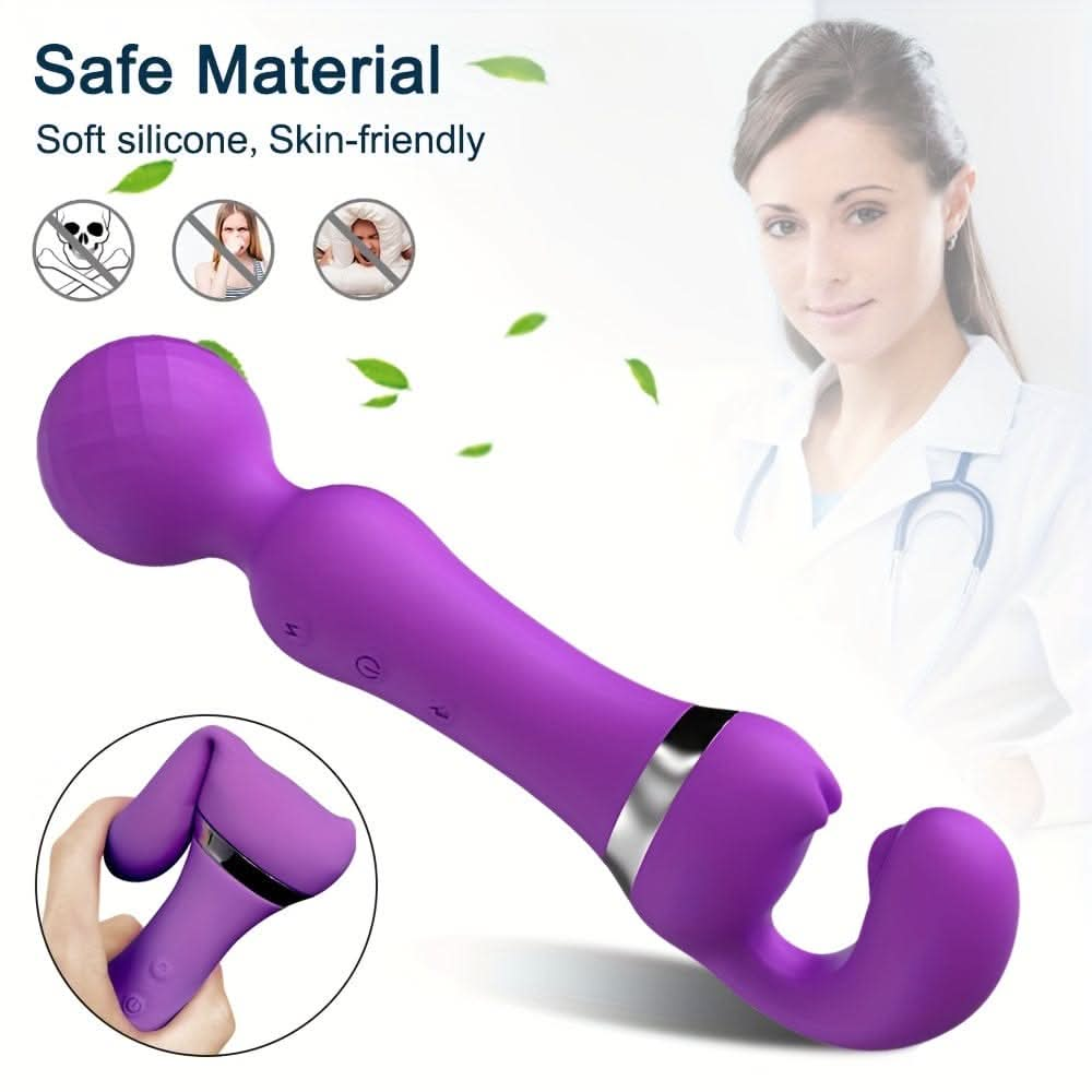 Double Head G Spot Vibrator 3in1 Stimulator for Couples - LustMia