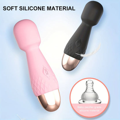 1pc Mini G - Spot Vibrator, Clitoris Stimulator AV Stick G Spot Massager Female Masturbator Sex Toys For Woman, Pink - LustMia