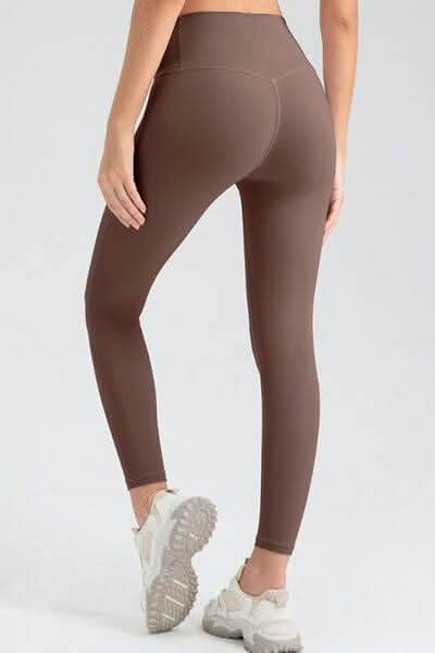 High Waist Skinny Active Pants - LustMia