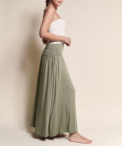 BAMBOO YOGA MAXI SKIRT - LustMia