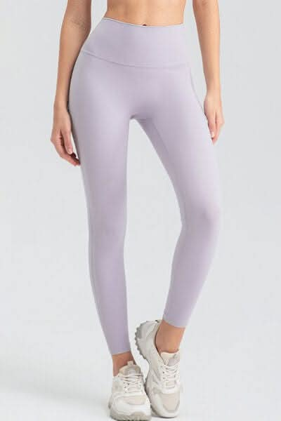 High Waist Skinny Active Pants - LustMia