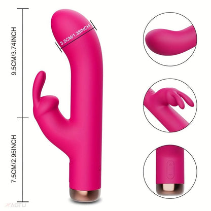 Ultimate Pleasure Rabbit Vibrator Waterproof USB Rechargeable 10 Modes - LustMia