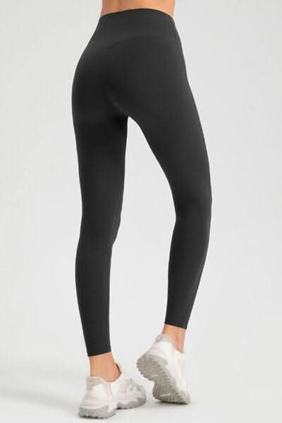 High Waist Skinny Active Pants - LustMia