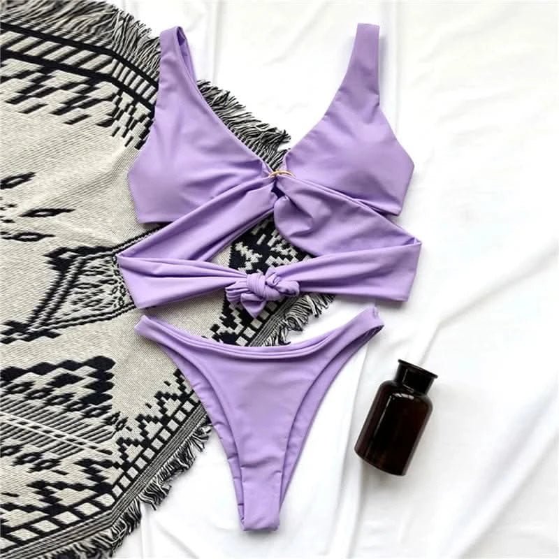 Push Up Bikini 2021 Sexy Bikini Set Women Swimwear Bathing Suit Micro Swimsuit Female Swimming Suit Bandage Thong Bikini - LustMia