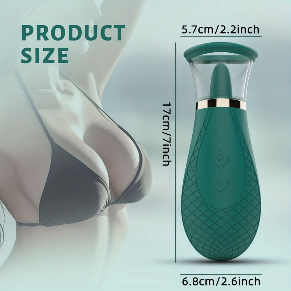 1pc Clitoral Sucker Women Masturbator, Nipples G - spot Stimulator Vagina Licking Tongue Vibrator Female Sex Toys For Adults - LustMia