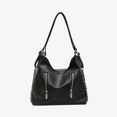 PU Leather Tote Bag - LustMia