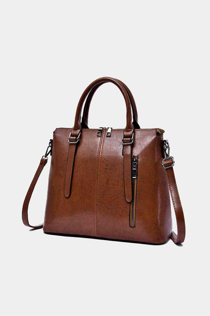 PU Leather Handbag - LustMia