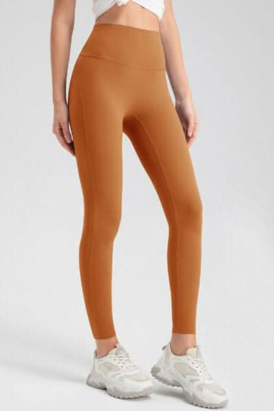 High Waist Skinny Active Pants - LustMia