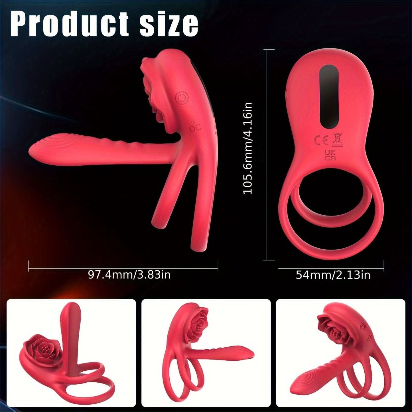 Ultimate Couples Vibrator with G Spot Clitoris Stimulation - LustMia