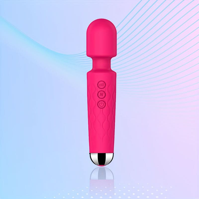 1pc AV Stick Vibrator Adult Sex Products, Women's Multi - functional USB Rechargeable Handheld Body Massager, Clitoral G - spot Vibrator Women's Sex Toy, 20 - frequency Strong Vibration Mini Flirting Massage Stick Masturbation Vibrator - LustMia