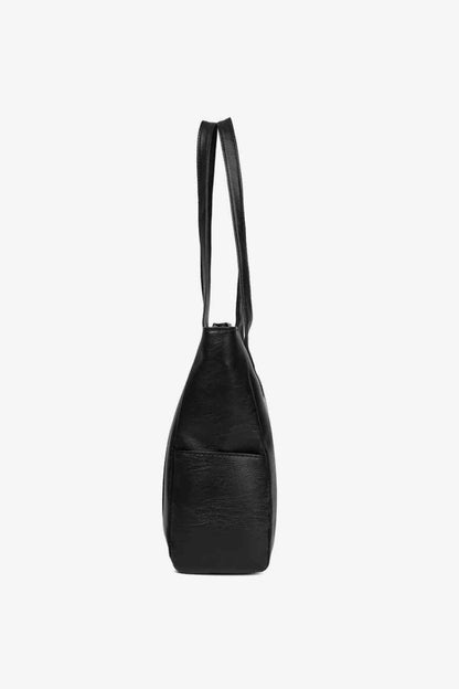 PU Leather Tote Bag - LustMia